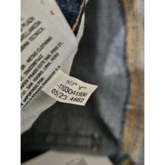 American Eagle Mom Jeans Super High Rise Womens 8 Long 29W Stretch Medium Wash - Picture 16 of 16